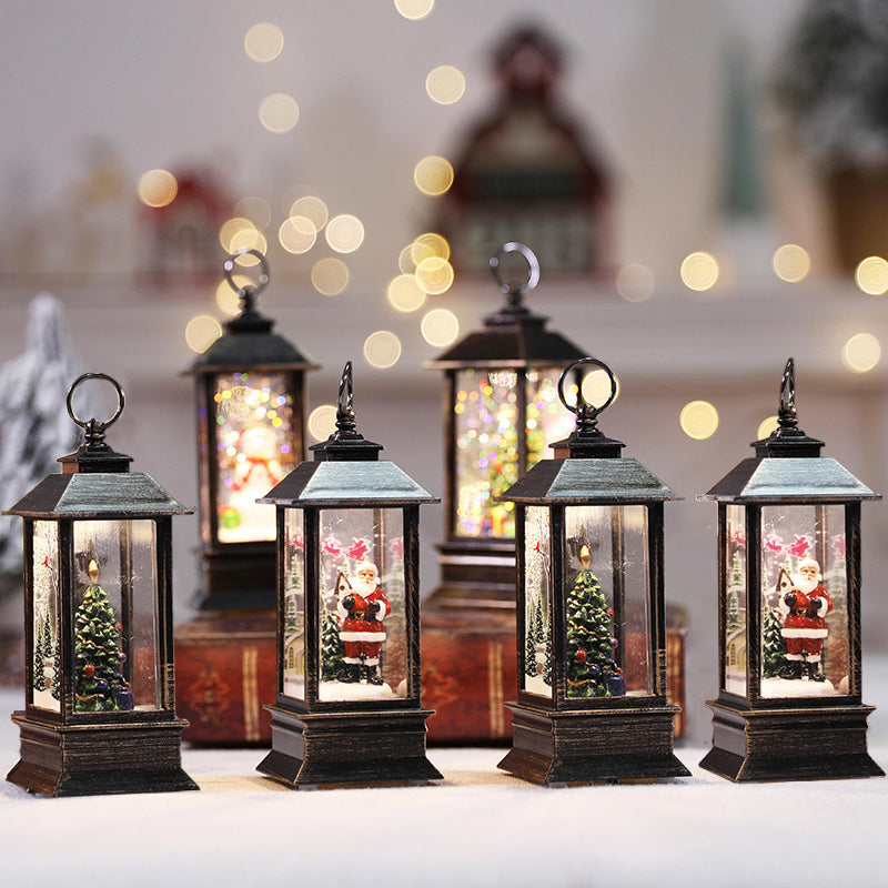 Christmas Simulation LED Flame Small Oil Lamp