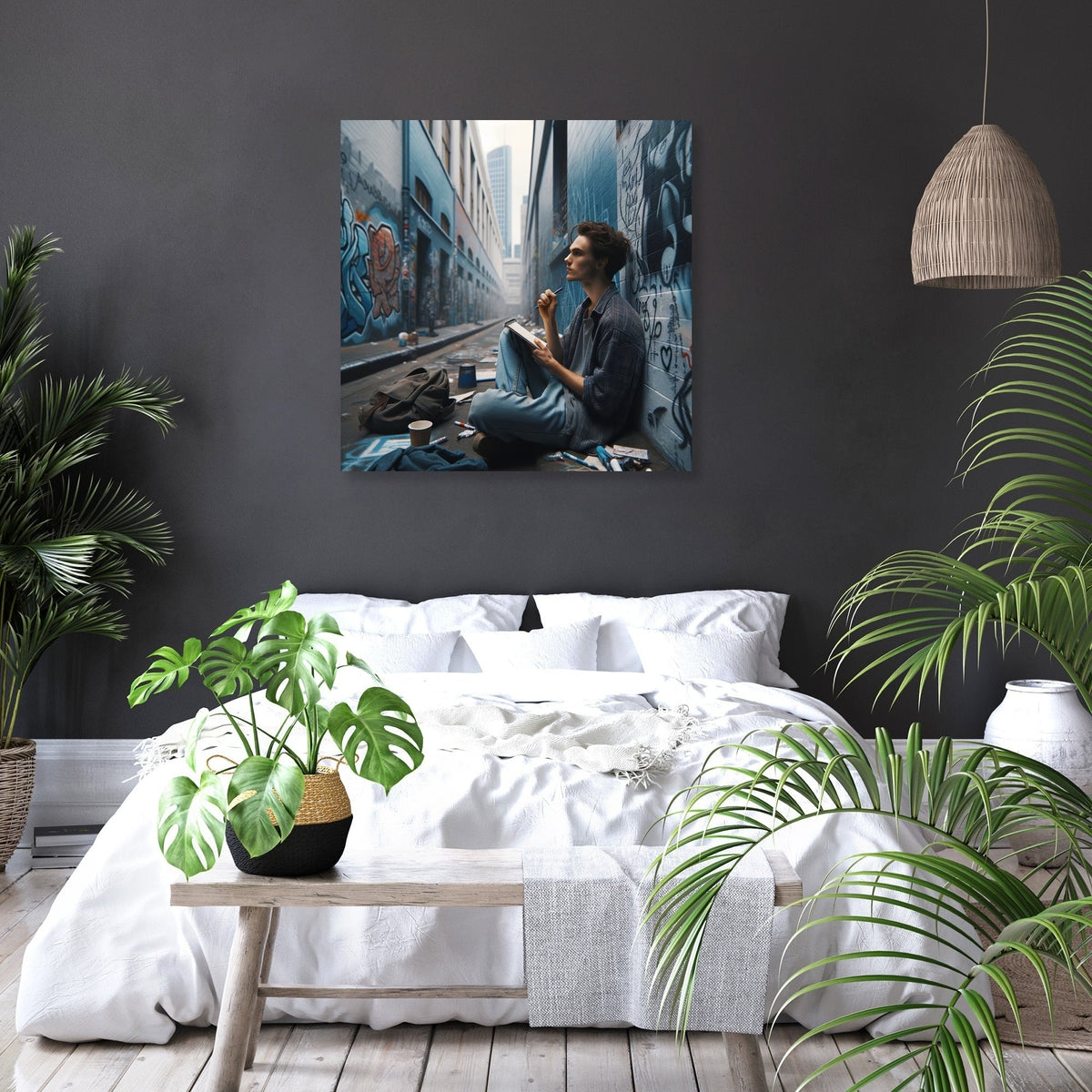 Urban Poetry Canvas