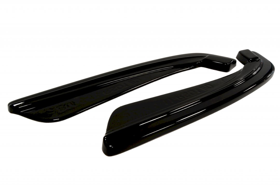 Maxton Design - Aftermarket  REAR SIDE SPLITTERS BMW 5 F11 M-PACK (FITS TWO SINGLE EXHAUST ENDS)