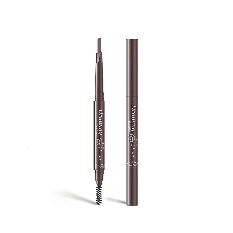 Ultra-fine Triangle Double-headed Eyebrow Pencil Automatic Rotation