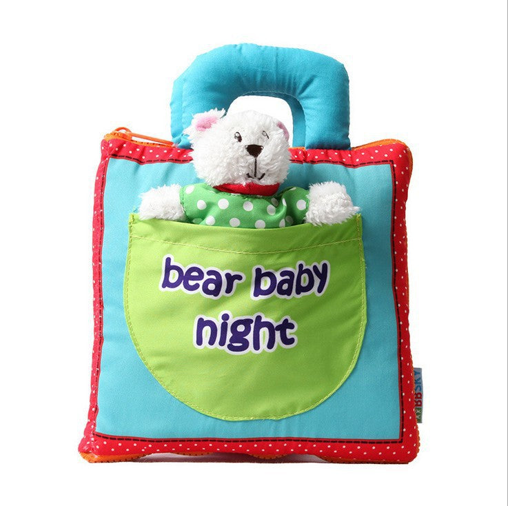 Children's toys torn cloth books