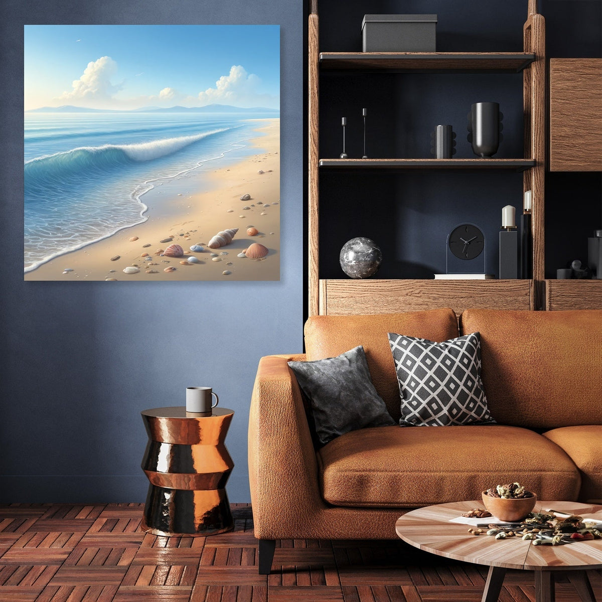 Tranquil Beachscape Canvas