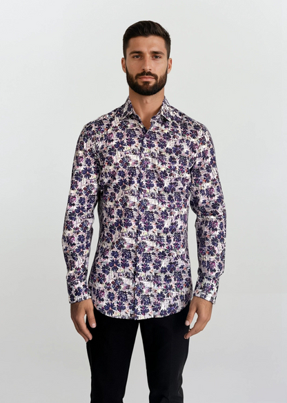 MASUTTO ARMANDO/06 LONG SLEEVE BUTTON DOWN SHIRT