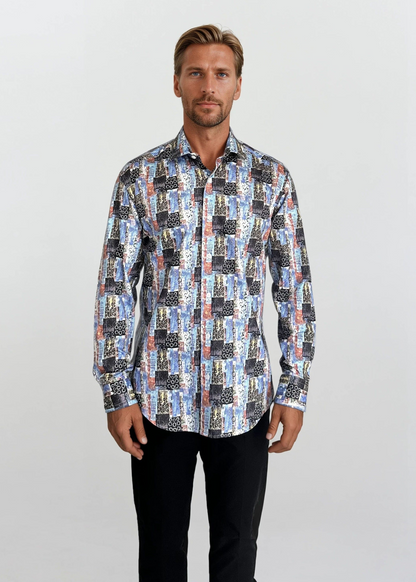 MASUTTO CONCORD/02 LONG SLEEVE BUTTON DOWN SHIRT