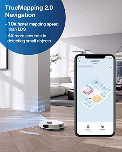 ECOVACS DEEBOT T10 PLUS Robot Vacuum Cleaner Auto-Empty Station 3000 Pa