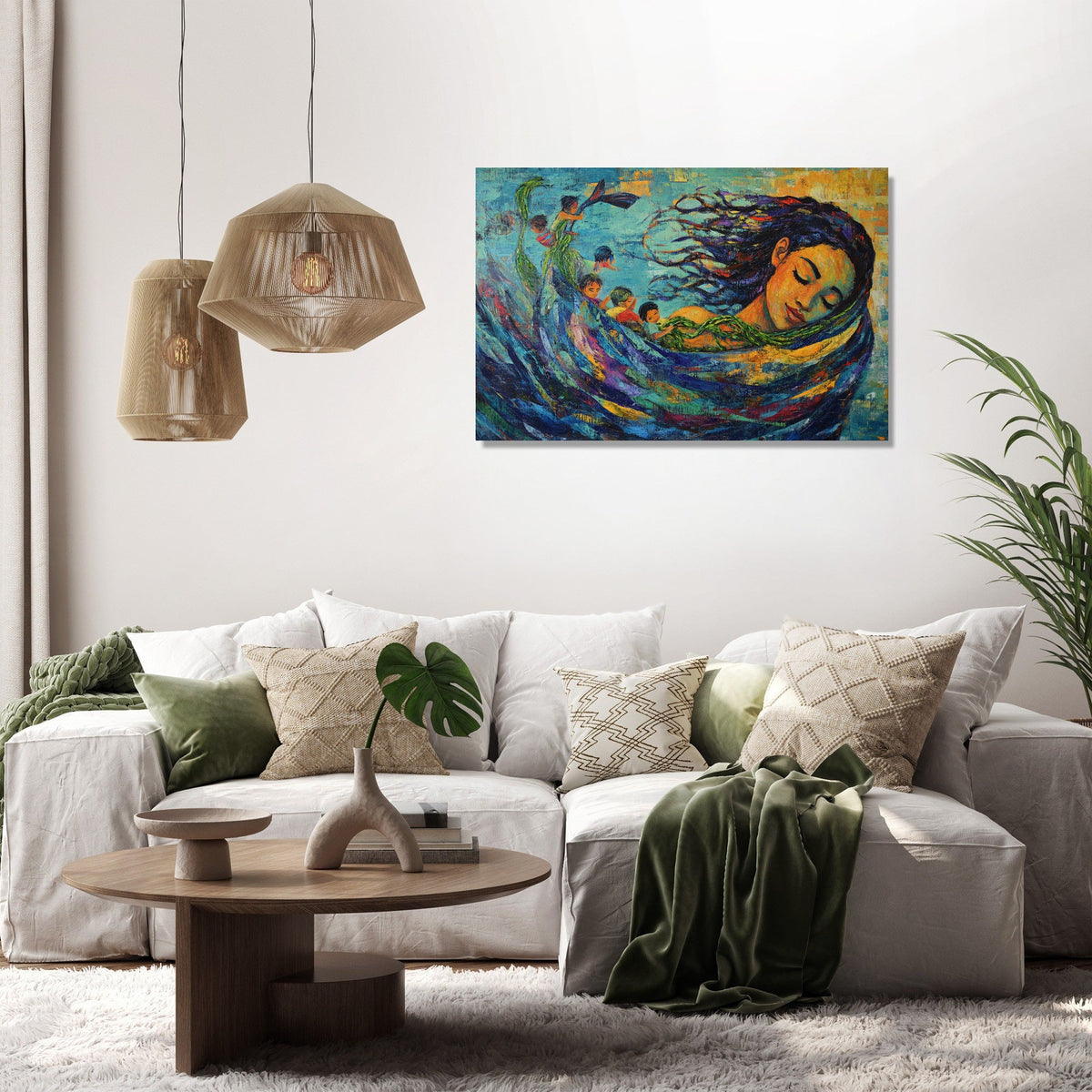 Sea Mother Vibrance Canvas