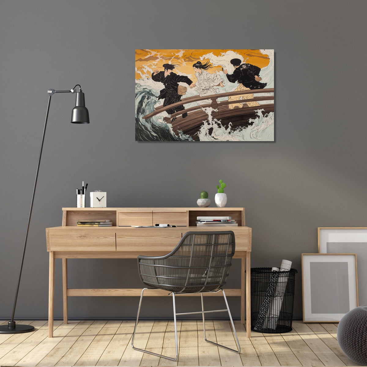 Gale-Struck Travellers Canvas