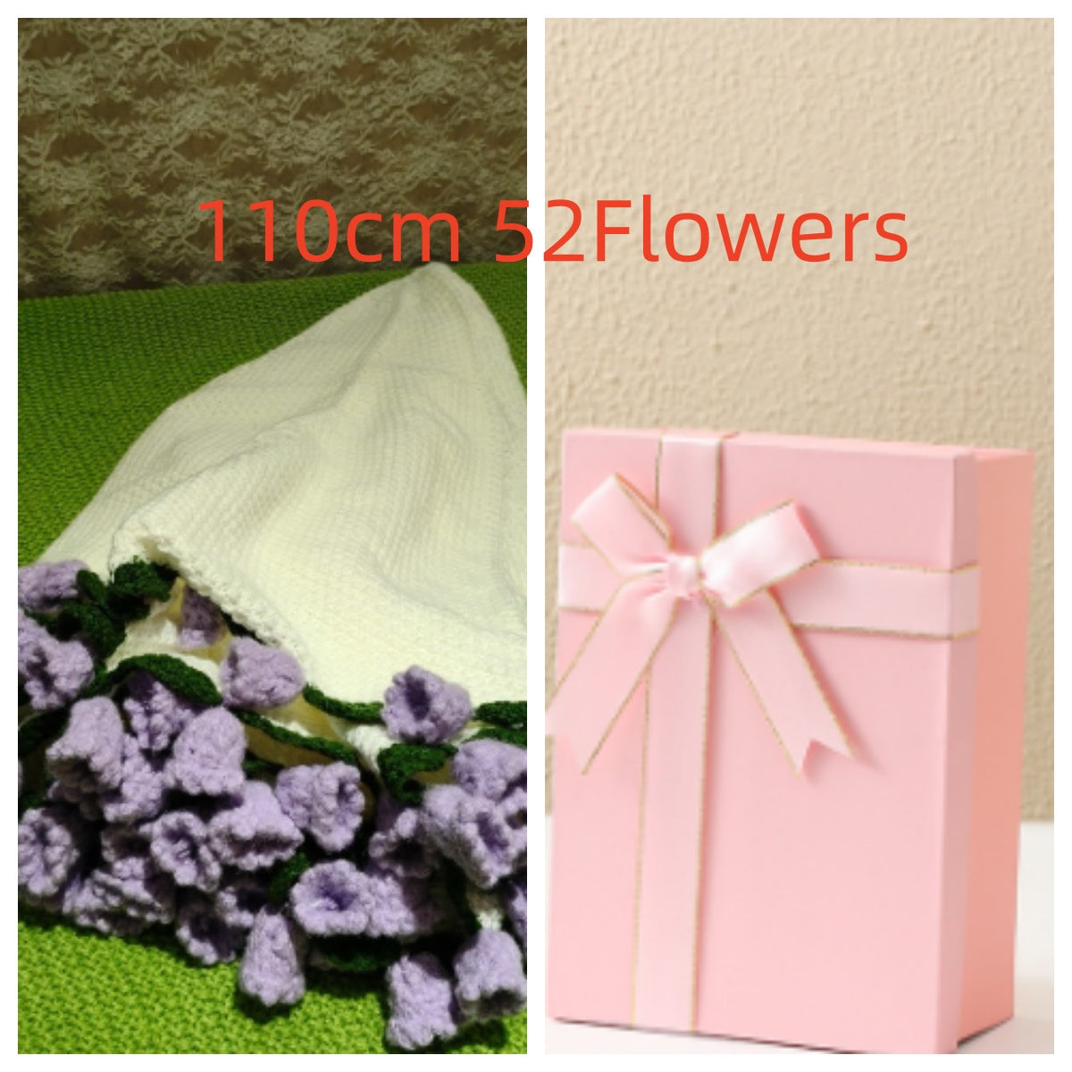 Bouquet Handmade Bouquet Wool Diy Crocheted Linglan Blanket