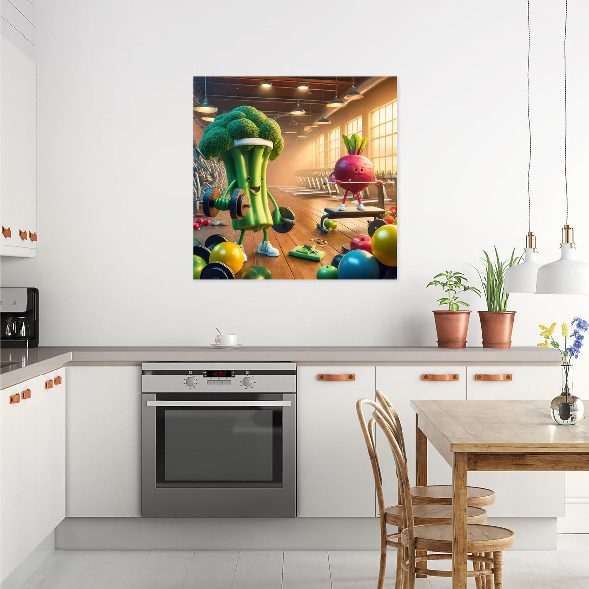 Broccoli's Gym Endeavor Canvas