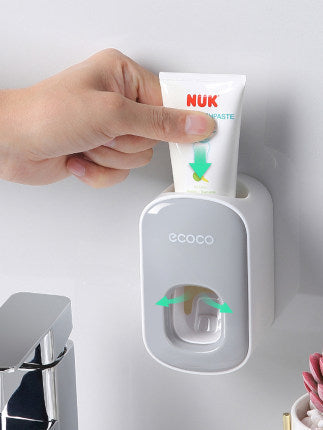 Wall-Mounted Toothpaste Dispenser - Bathroom Accessory Set