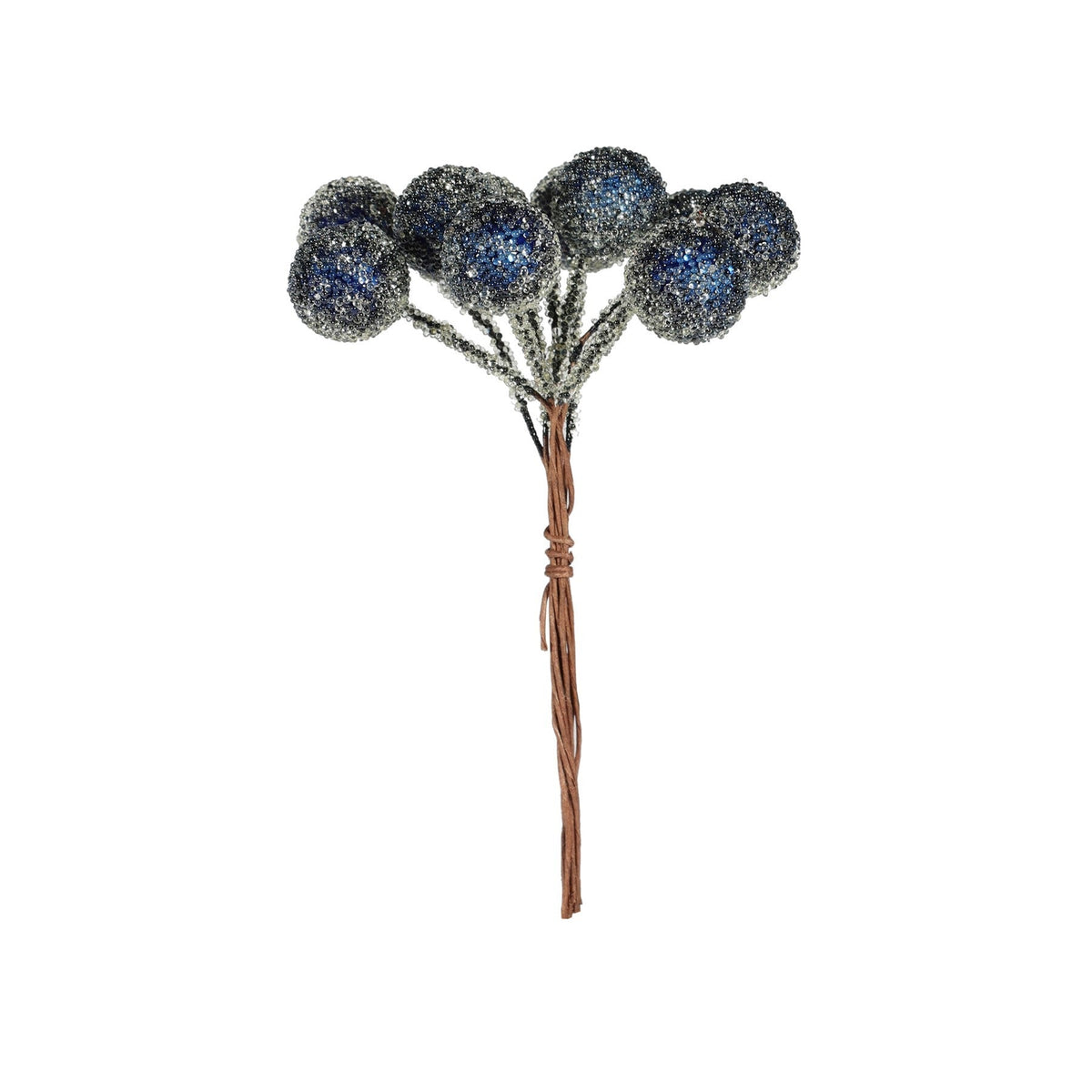 Frosted Berry Bunch (Blue  H10cm)