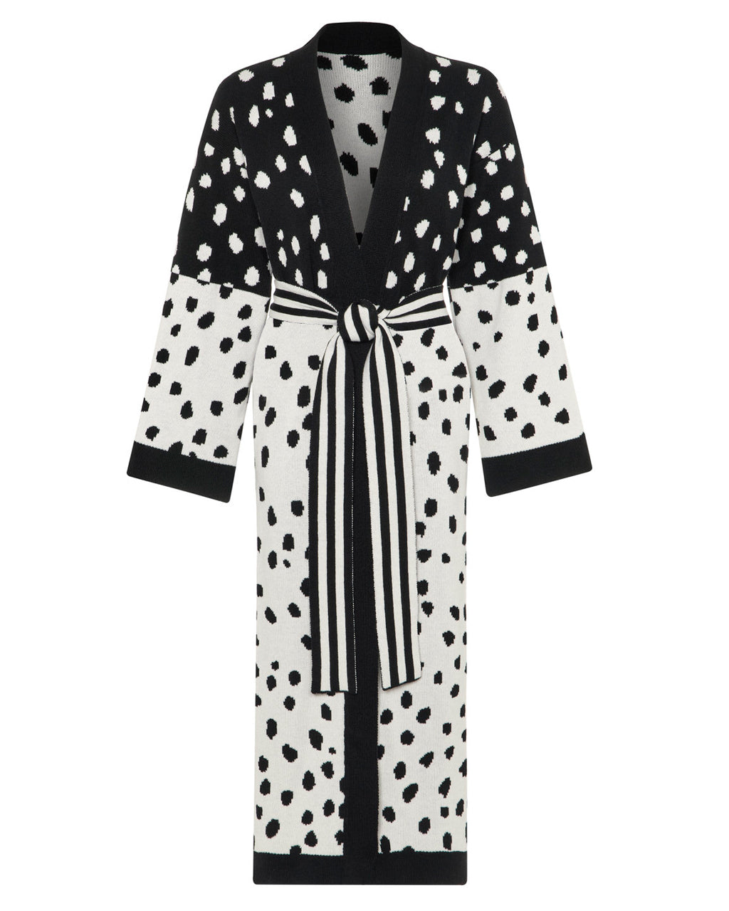 Scattered Dots Wool & Cashmere Cardigan