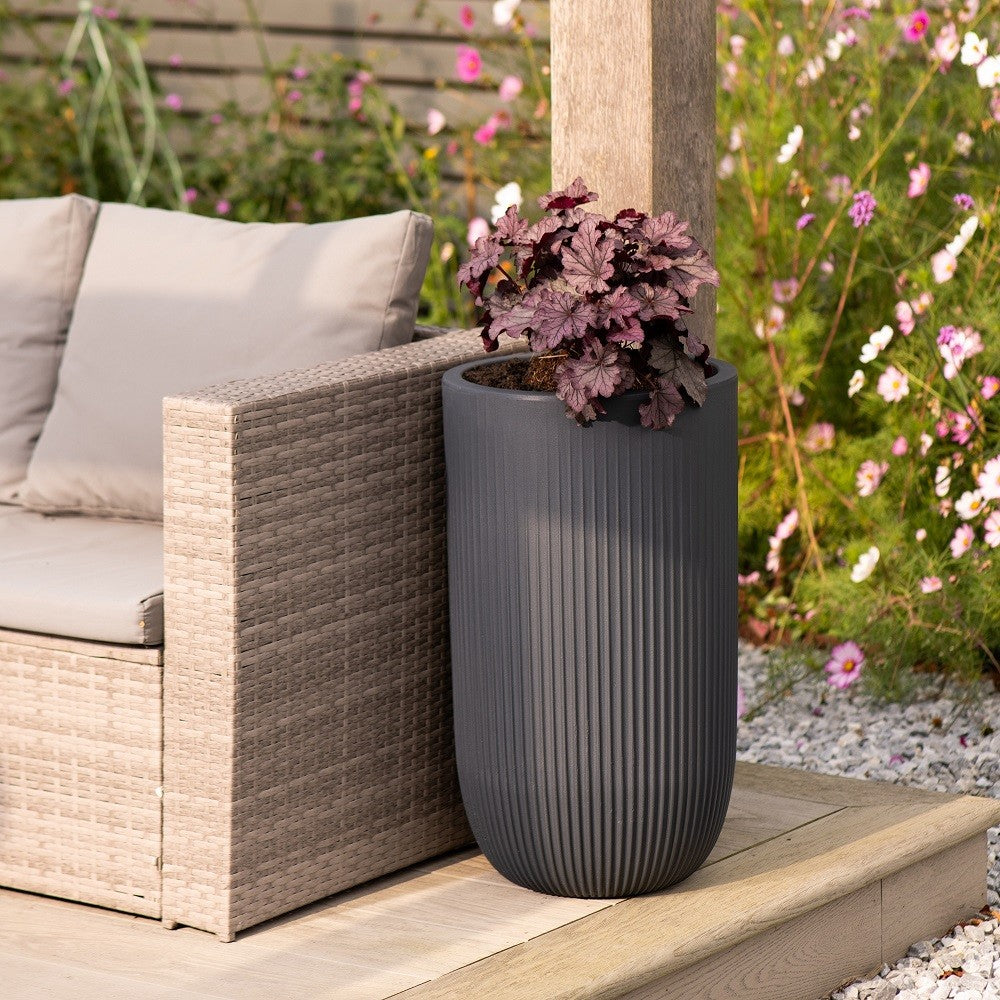 Graphite Tall Pacific Planter (62cm)