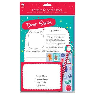 Letter To Santa Activity Pack