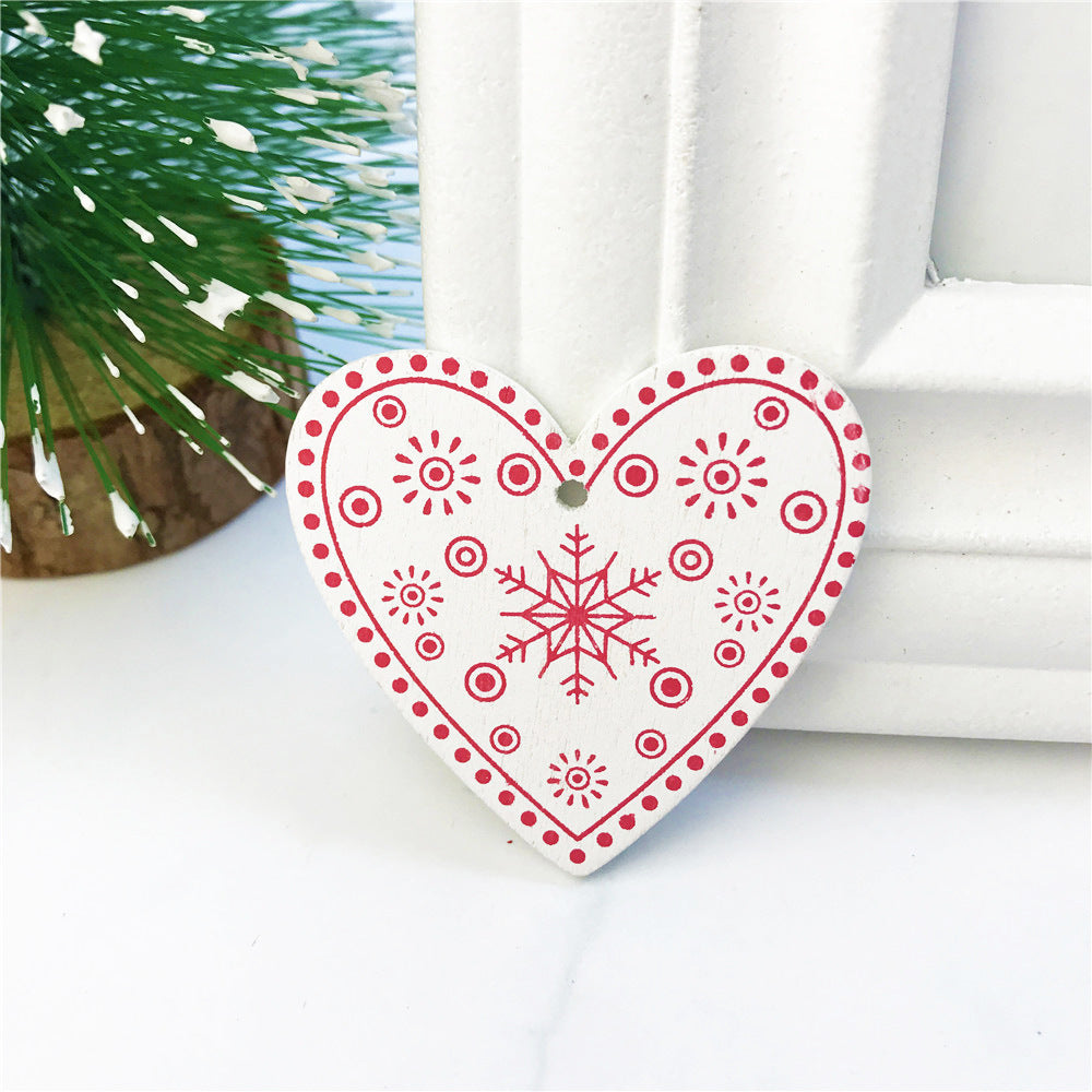 DIY Ornaments Wooden Christmas Gift Pendants
