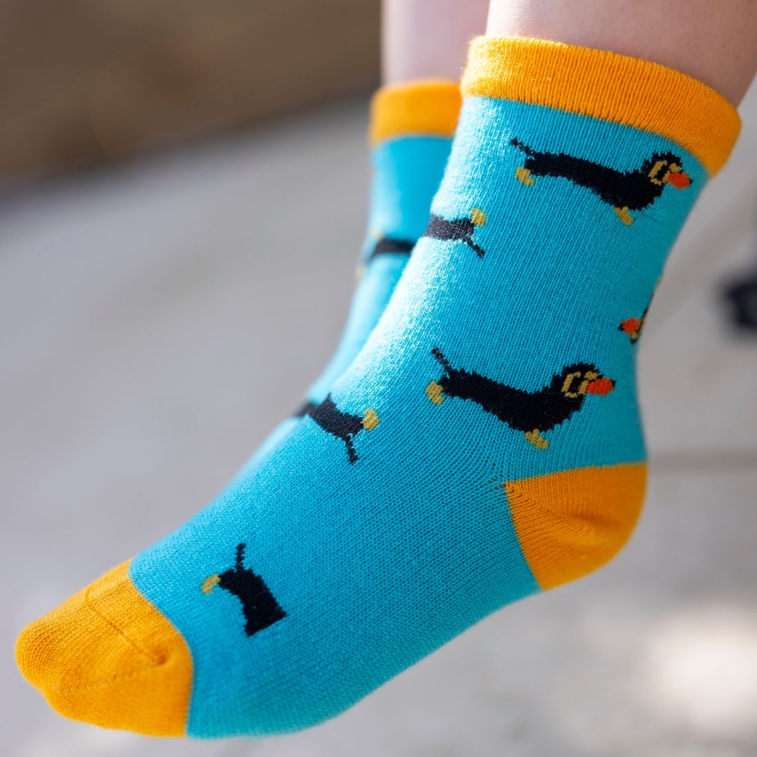 Children's Sausage Dog Bamboo Socks
