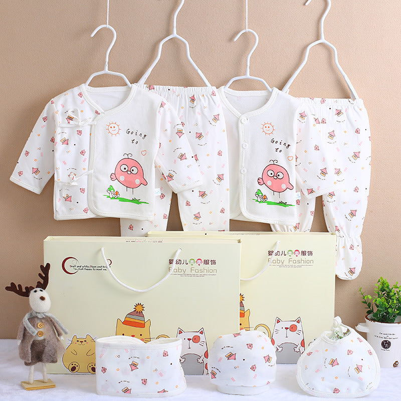 Cotton Newborn Baby Clothes Set - Soft Unisex Outfit