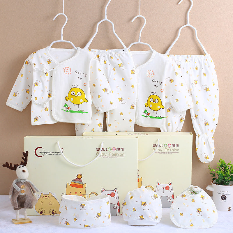 Cotton Newborn Baby Clothes Set - Soft Unisex Outfit