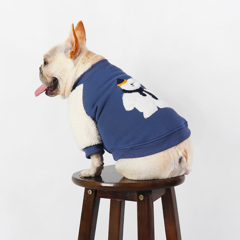 Pet Clothes Winter Fleece-lined Thick Style