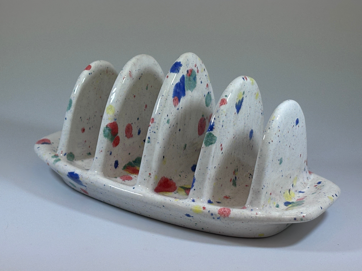 Toast Rack with Celebration Glaze