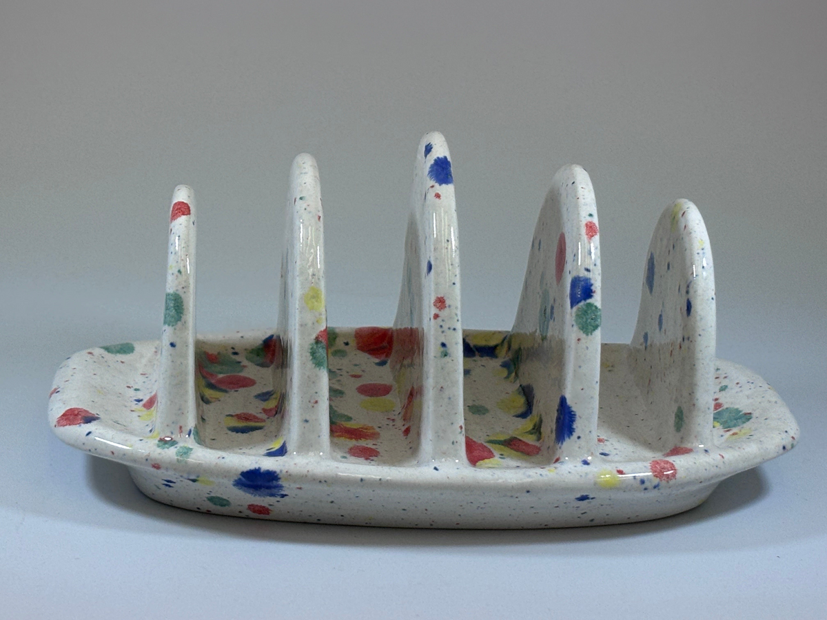 Toast Rack with Celebration Glaze