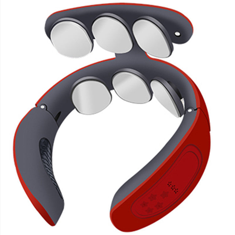 Six-head Cervical Massager Portable Nursing Neck Physiotherapy Device