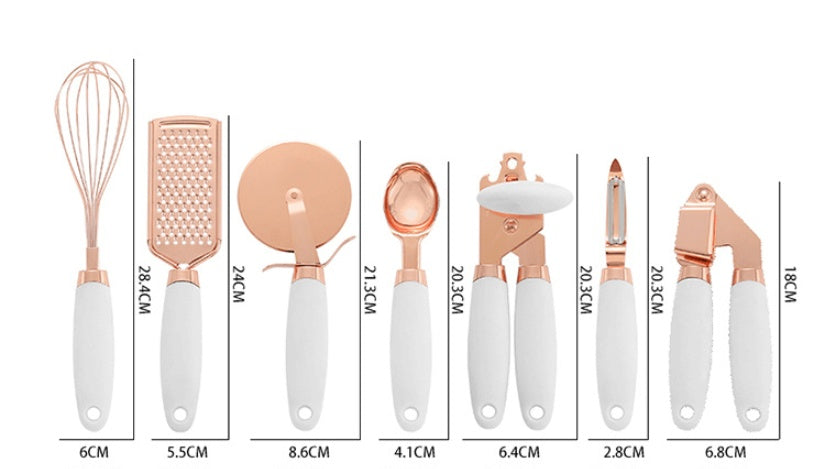 Kitchen Peeler Set - Copper-Plated Household Peeler Gadgets