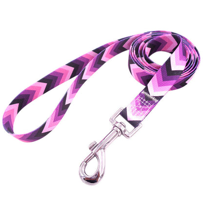 Bright And Novel Multi-color Pet With Colorful Dog Leash