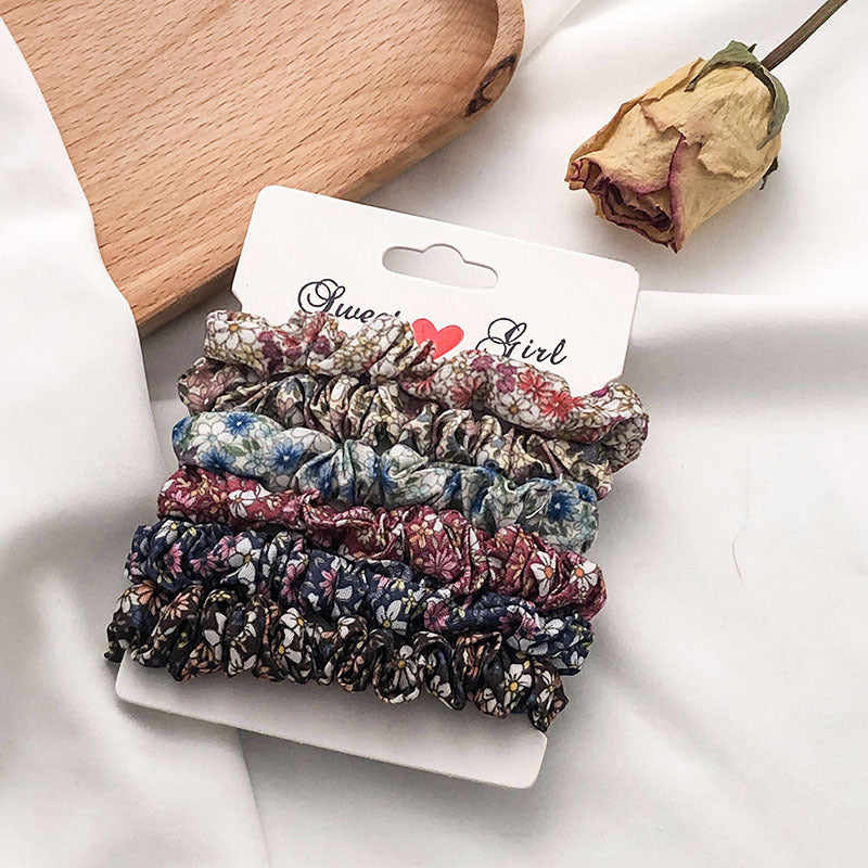 Colourful Fabric Hair Scrunchie