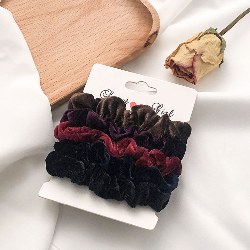 Colourful Fabric Hair Scrunchie