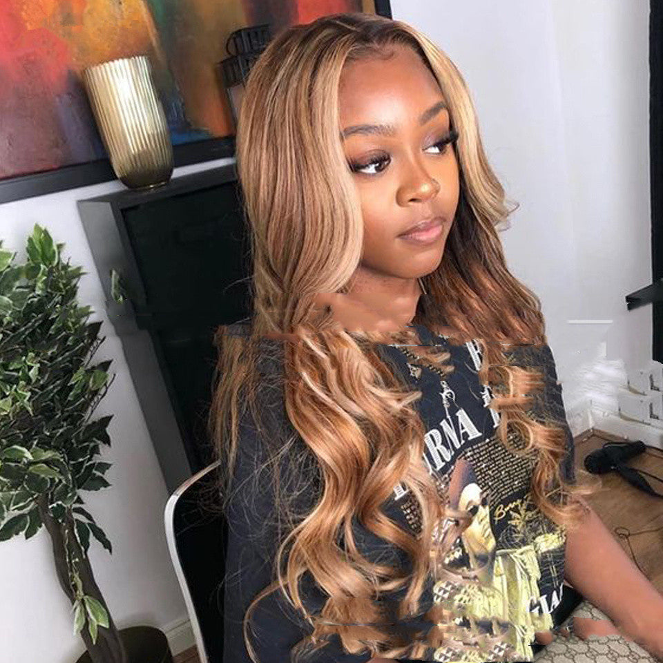 Long Big Wave Curly Wig - Centre Parting