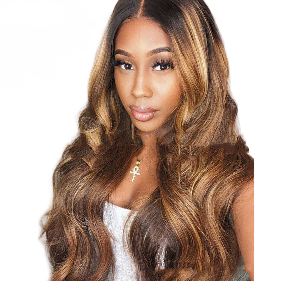 Long Big Wave Curly Wig - Centre Parting