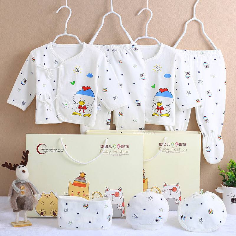 Cotton Newborn Baby Clothes Set - Soft Unisex Outfit