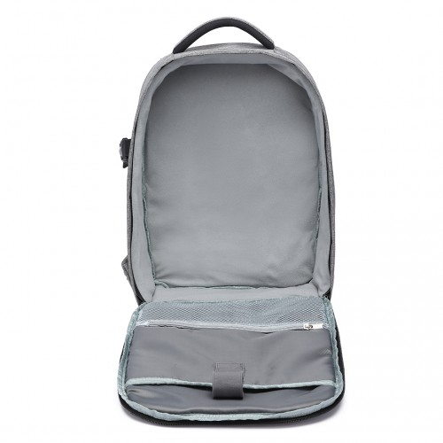 E6928 - Kono Water Resistant Shockproof DSLR Camera Backpack - Grey