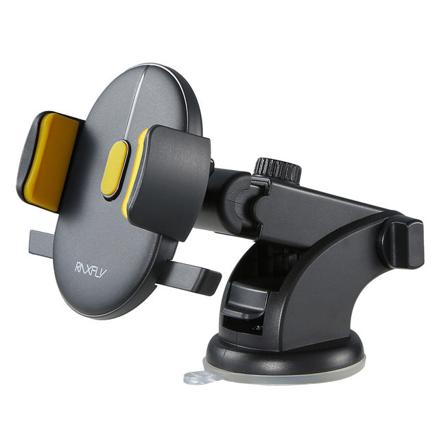 Telescopic Car Phone Holder - Long Rod Dashboard Suction Cup Mount