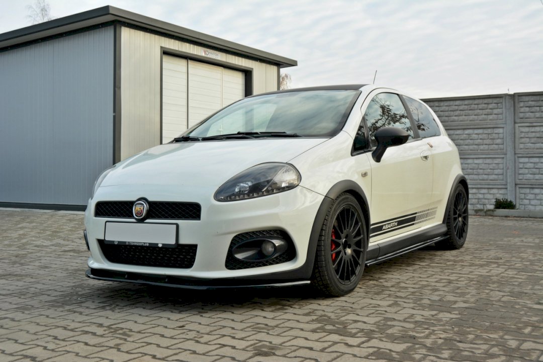Maxton Design - Aftermarket  FRONT SPLITTER V.2 FIAT GRANDE PUNTO ABARTH