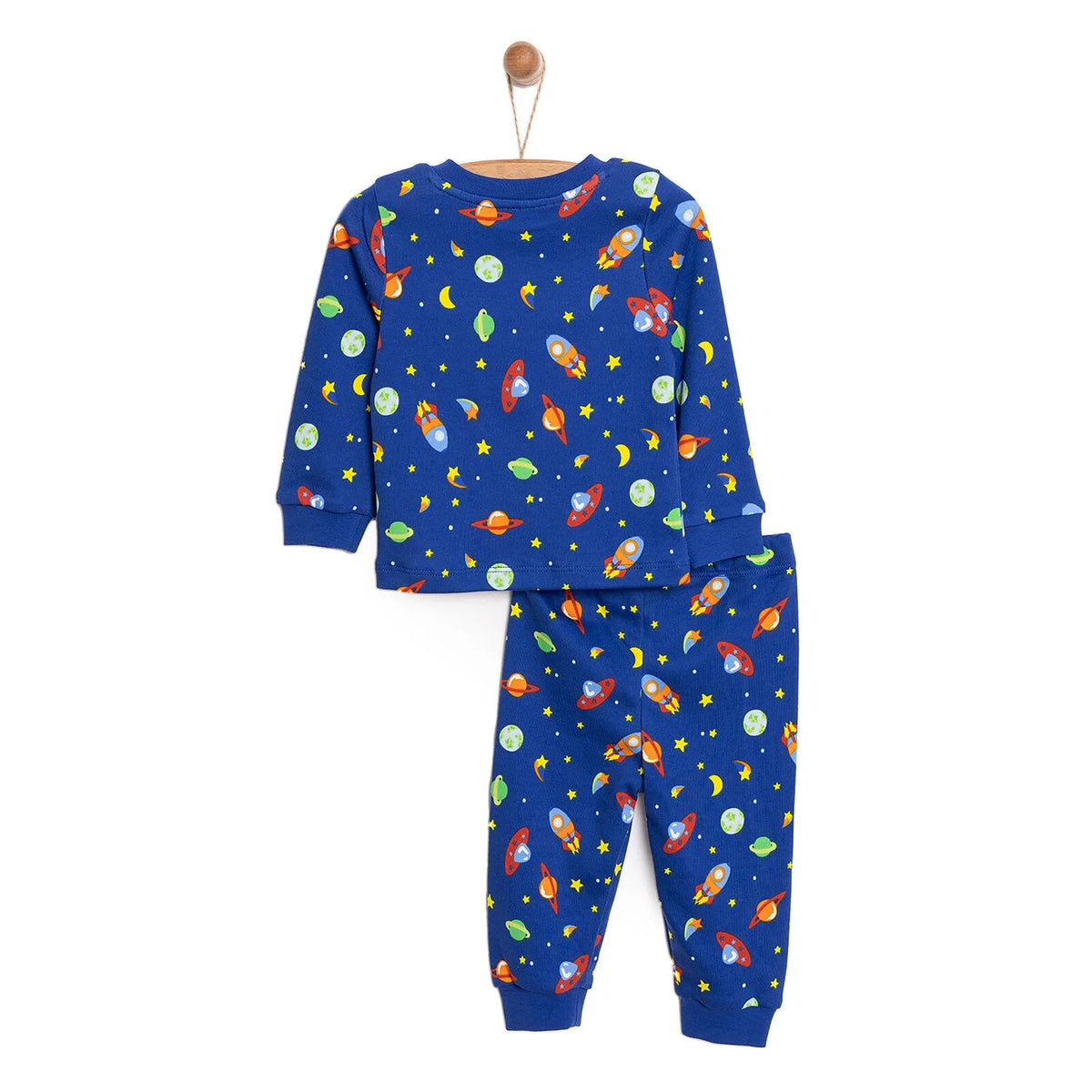 HelloBaby Space Motif Long Sleeve Baby Pyjama Set (6 Months to 4 Years)