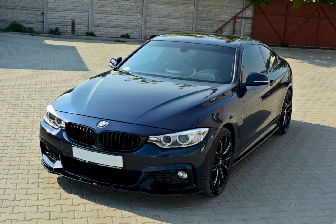 Maxton Design - Aftermarket  Front Splitter V.1 BMW 4 Coupe / Gran Coupe / Cabrio M-Pack F32 / F36 / F33