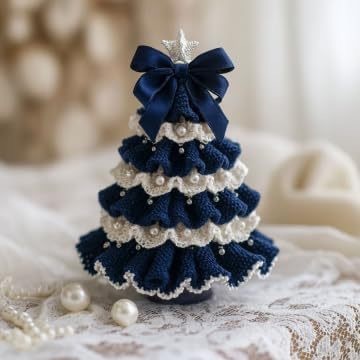 Crochet Christmas Tree Decoration DIY Material Package