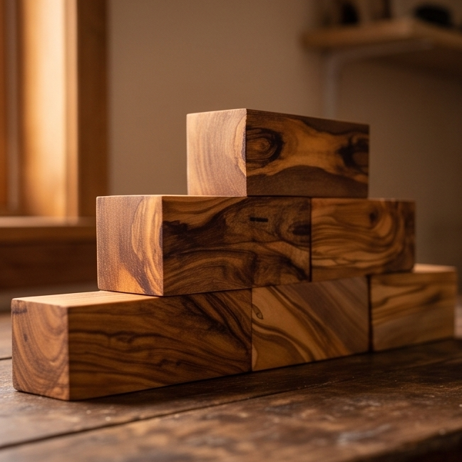 Olive Wood Pen Turning Blanks 10 cm