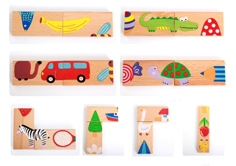 28 animal dominoes Elm dominoes