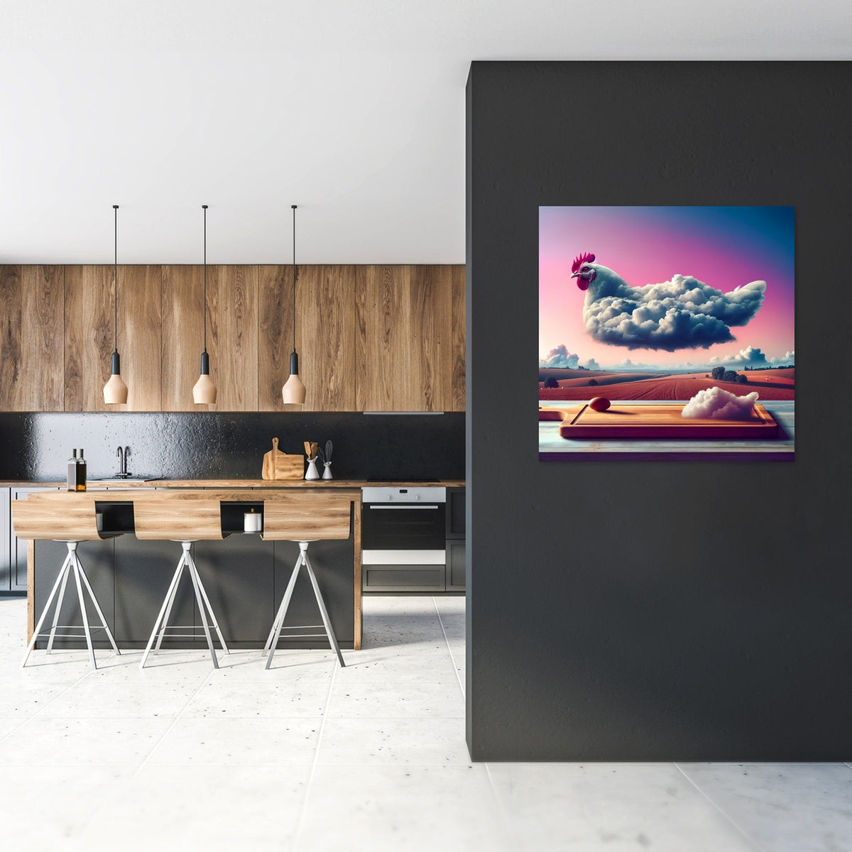 Ethereal Kitchen Canvas
