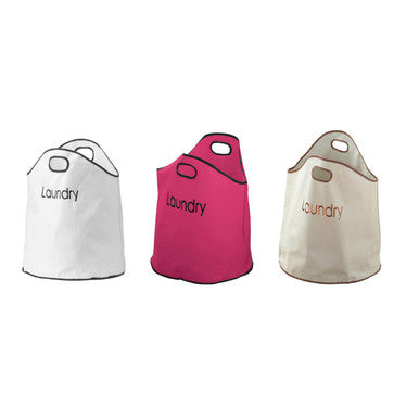 Cream  Polyester Laundry Bag | GreenLoop