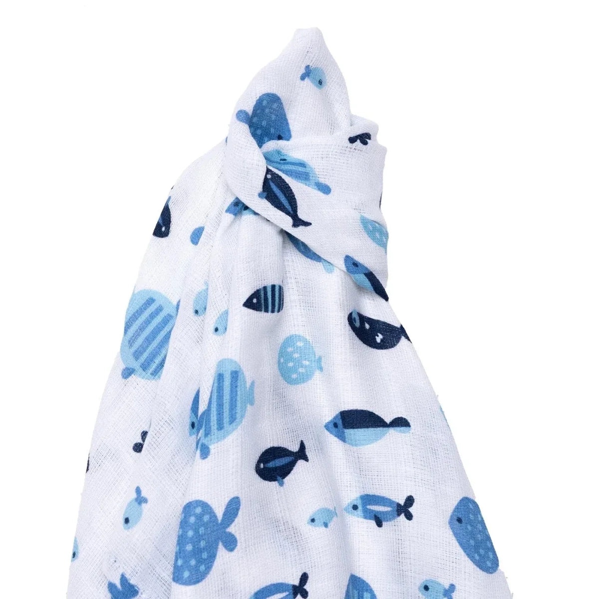 Mollia Muslin Baby Blanket (80 x 100 cm) - Blue