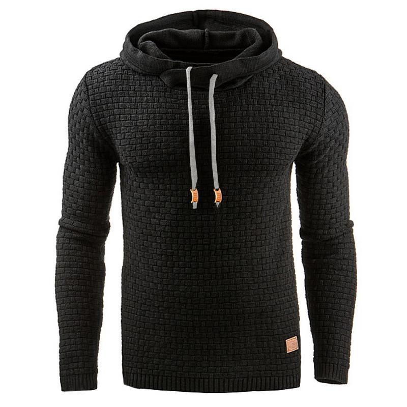Men's Hoodie Sweatshirt - 65% Cotton 35% Polyester Pullover