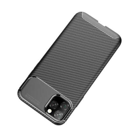 Carbon Fibre TPU Black Case - For iPhone 11 Pro