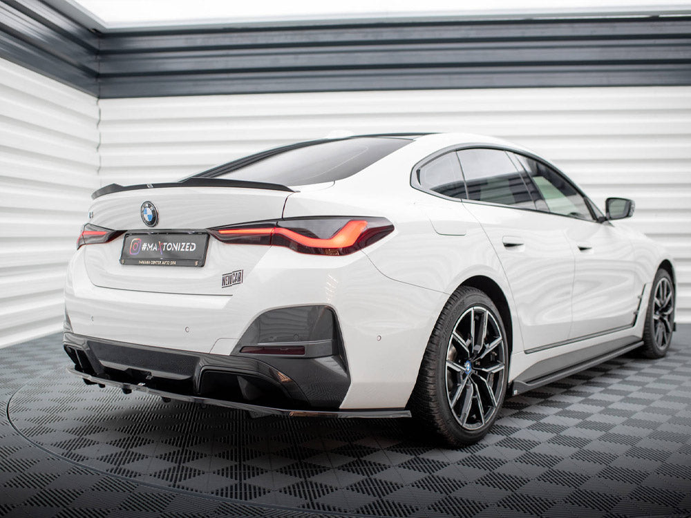 Maxton Design - Aftermarket  CENTRAL REAR SPLITTER (VERTICAL BARS) V.1 BMW I4 M-PACK G26