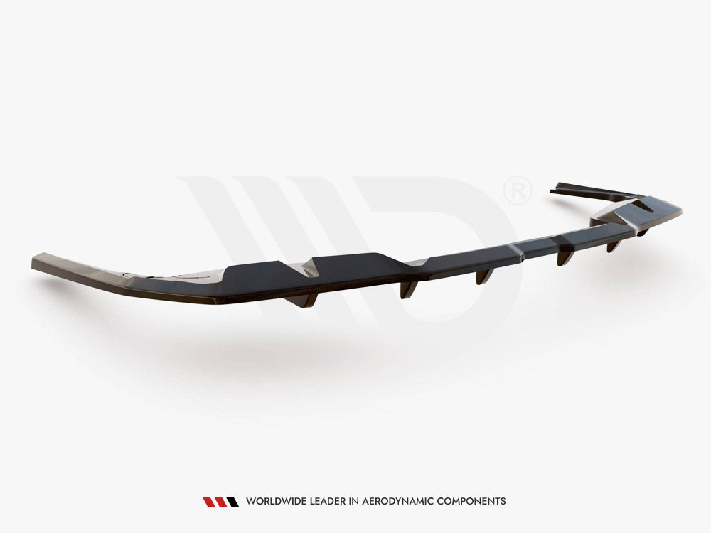 Maxton Design - Aftermarket  CENTRAL REAR SPLITTER (VERTICAL BARS) V.1 BMW I4 M-PACK G26