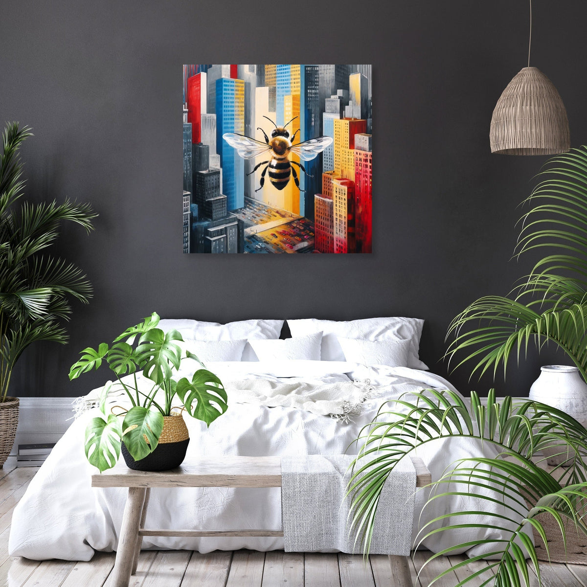 Bee in the City Canvas