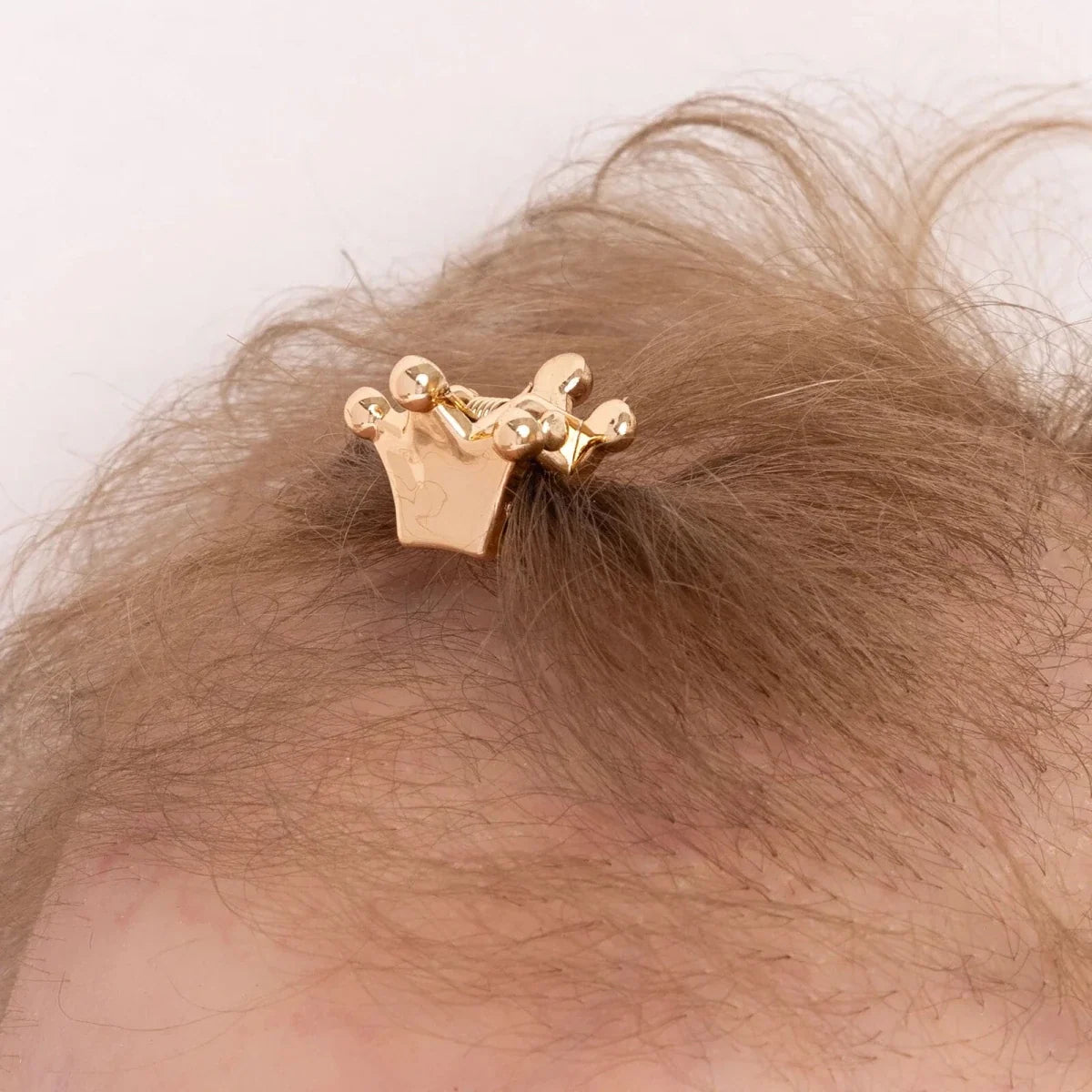 HelloBaby 10 Pack Metallic Mini Claw Clips (One Size) - Mixcolor Printed